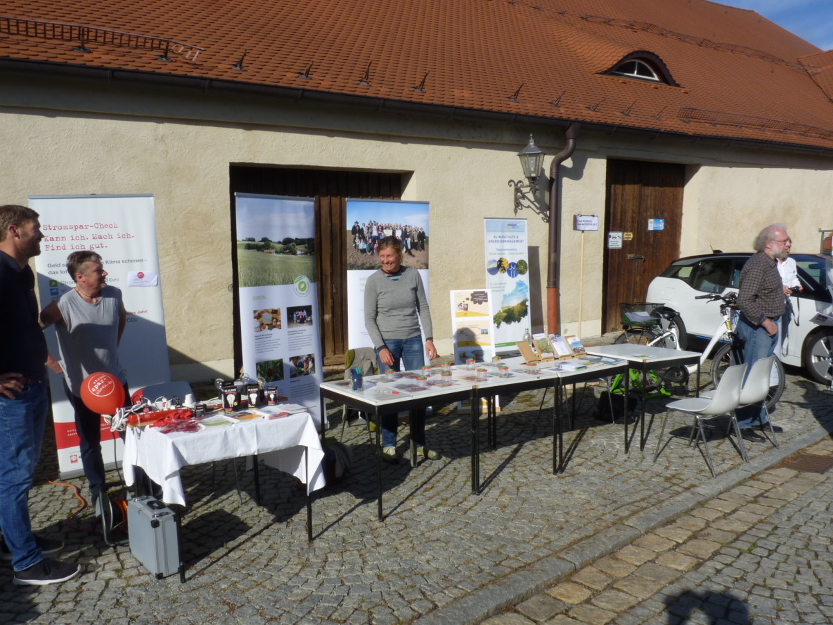 Infostand der ÖMR Mühldorfer Land auf der Umweltmesse Haagenda