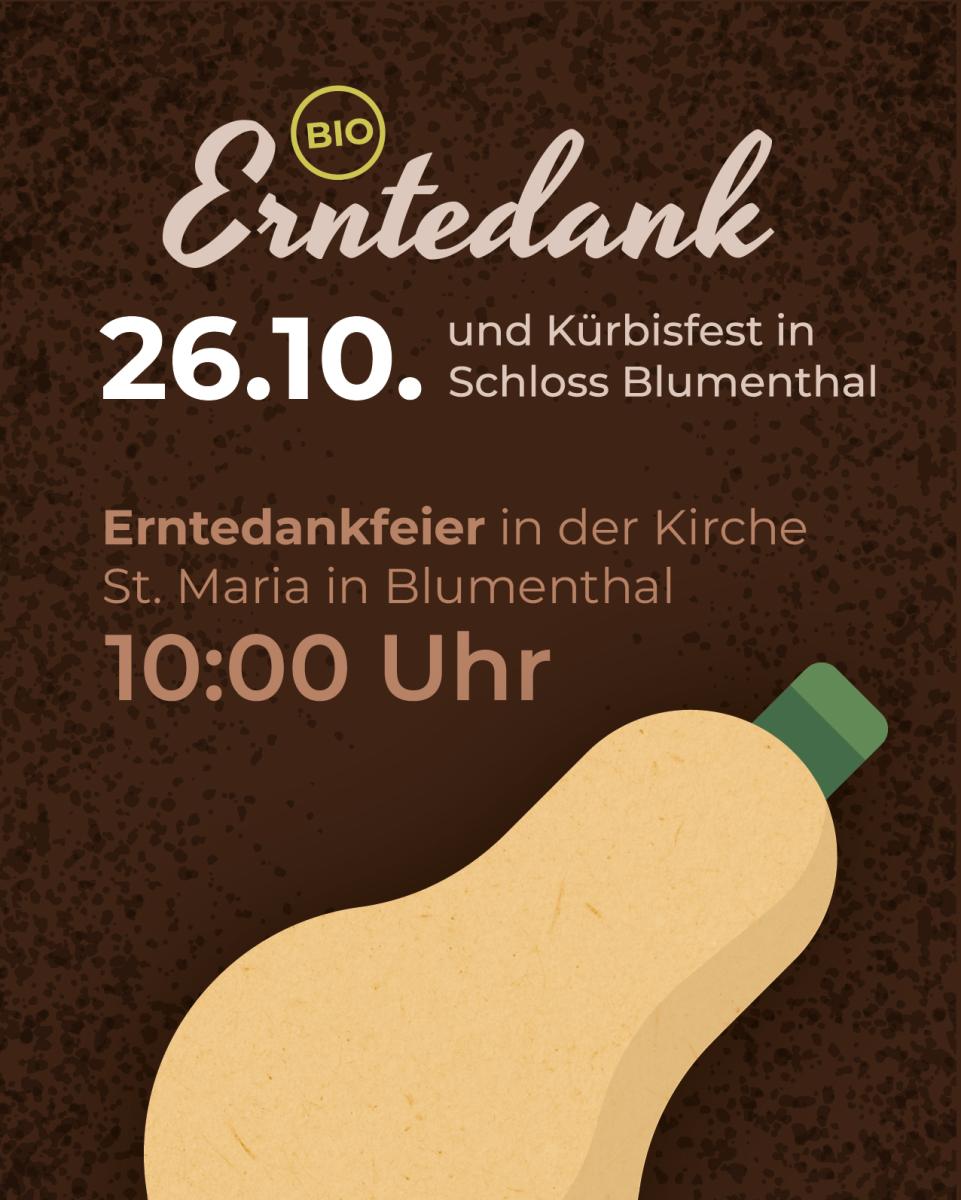 Bio-Erntedankfest in Schloss Blumenthal