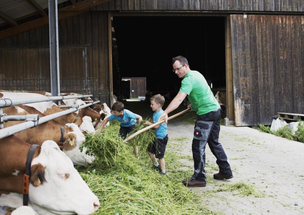 Vielfältige Betriebsformen ermöglich es, dass Eltern und Kinder oder Geschwister den Hof gemeinsam weiterführen können.