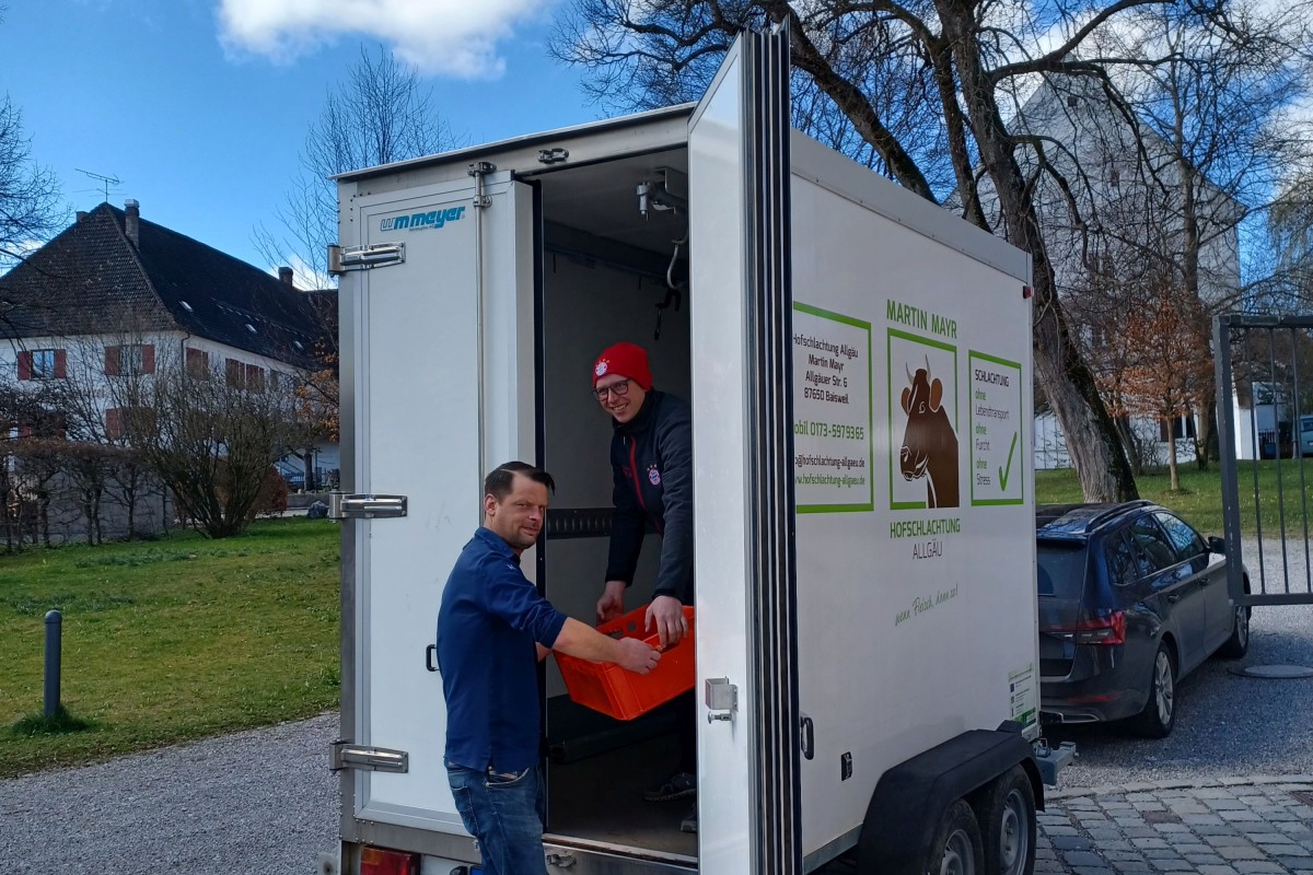 Bio-Rindfleischlieferung