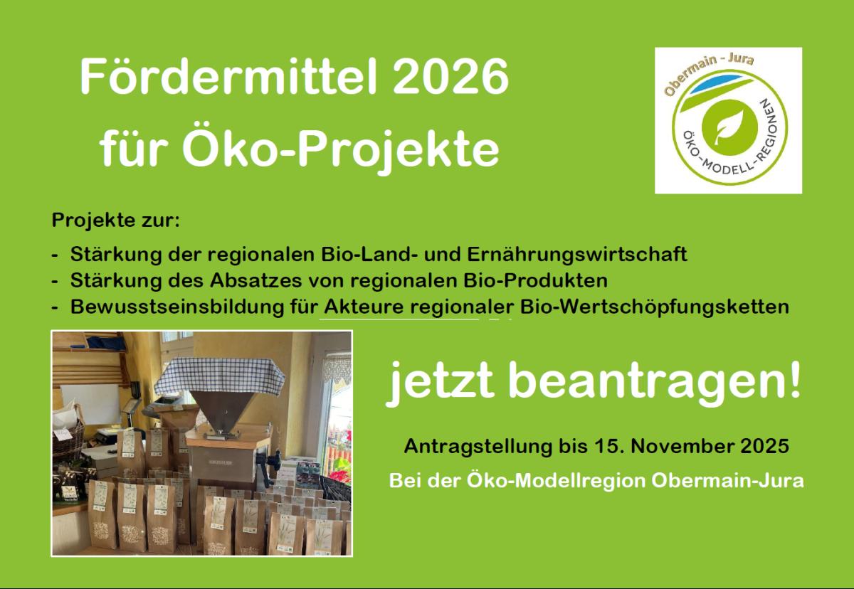 Förderanträge bis 15.11.2025 stellen