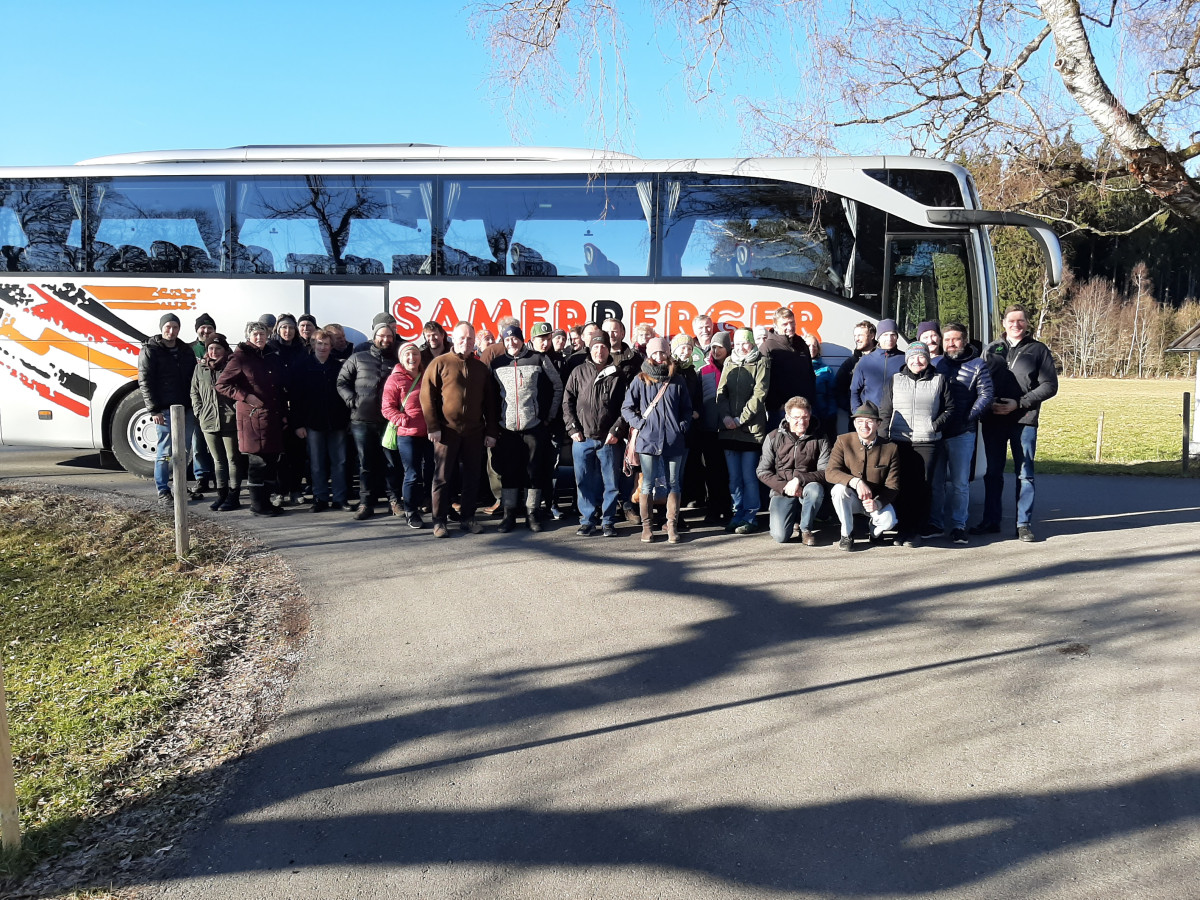 Die Fachexkursion nach Miesbach mit über 50 TeilnehmerInnen