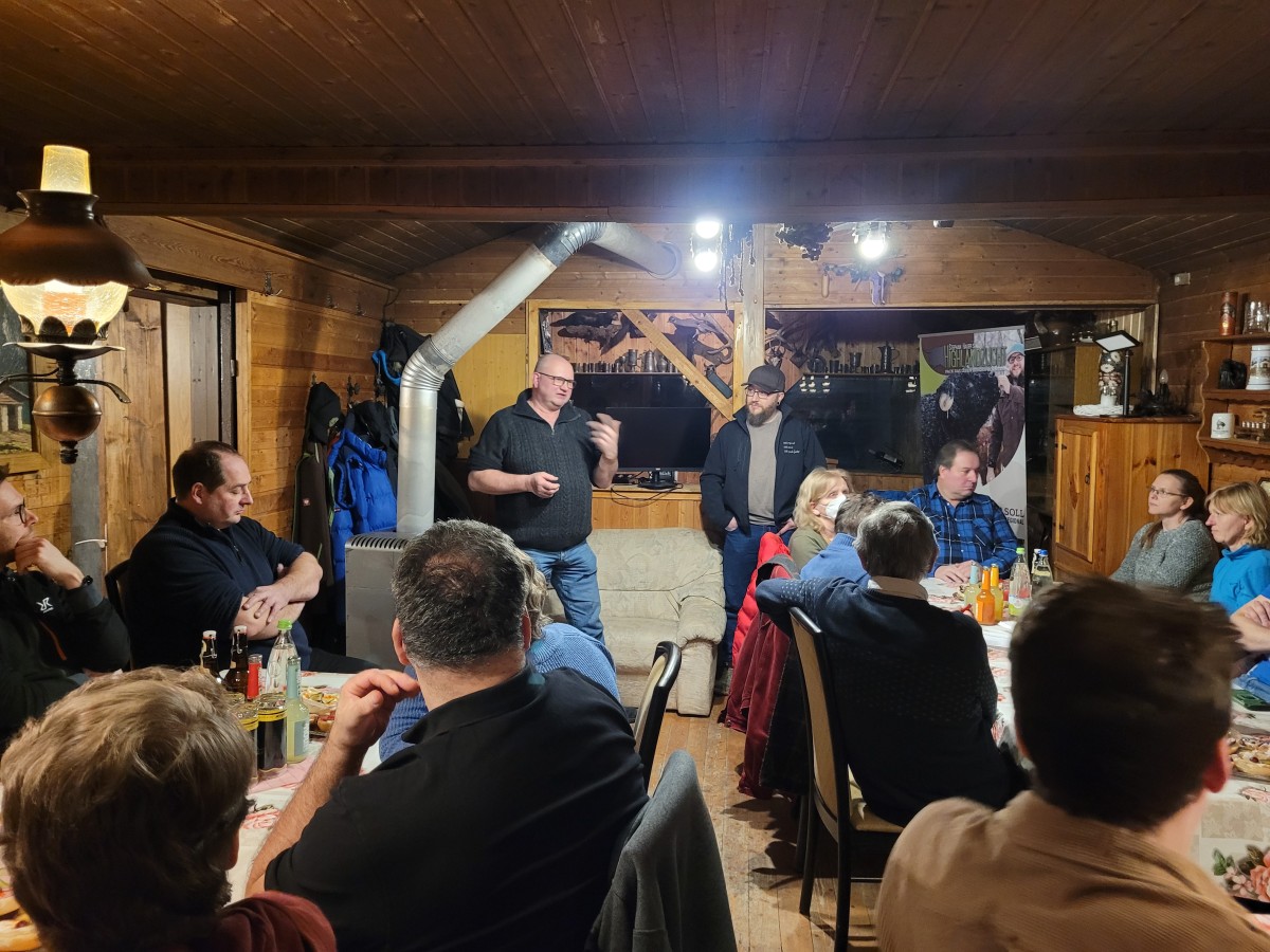 Begrüßung durch Norbert Böhmer (links) und Stefan Hauer (rechts)