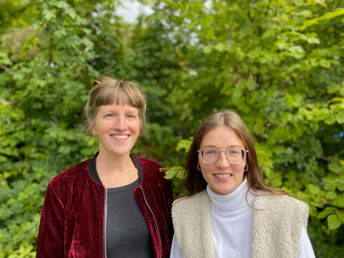 neue Projektmanagerin Marina Pleyer (rechts)