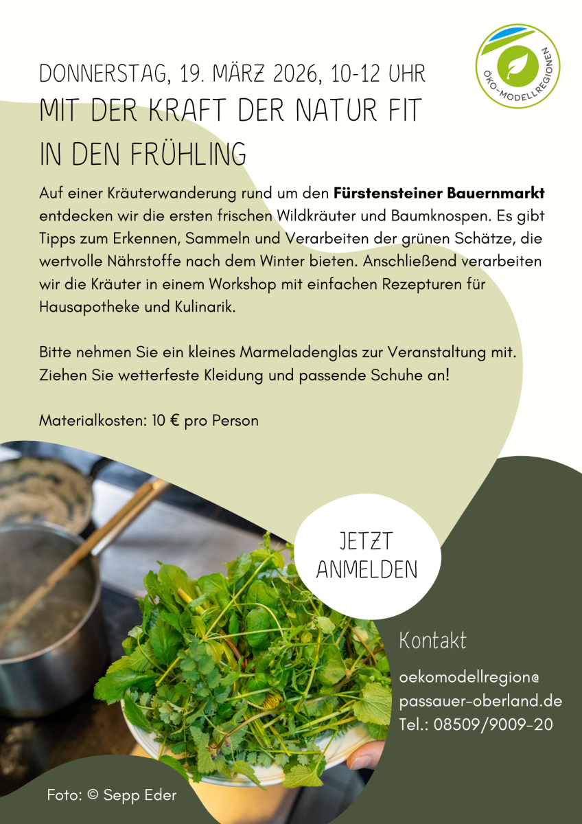 Kräuterwanderung Flyer
