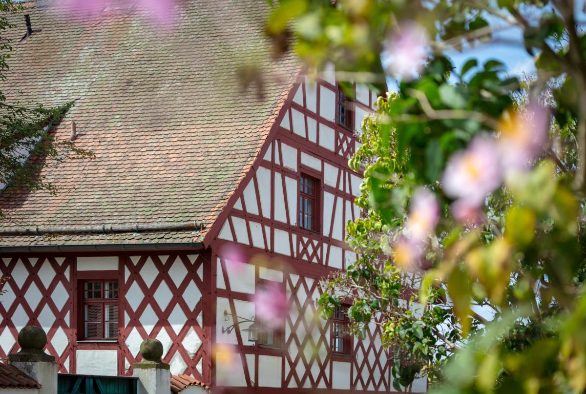 ein altes Fachwerkhaus