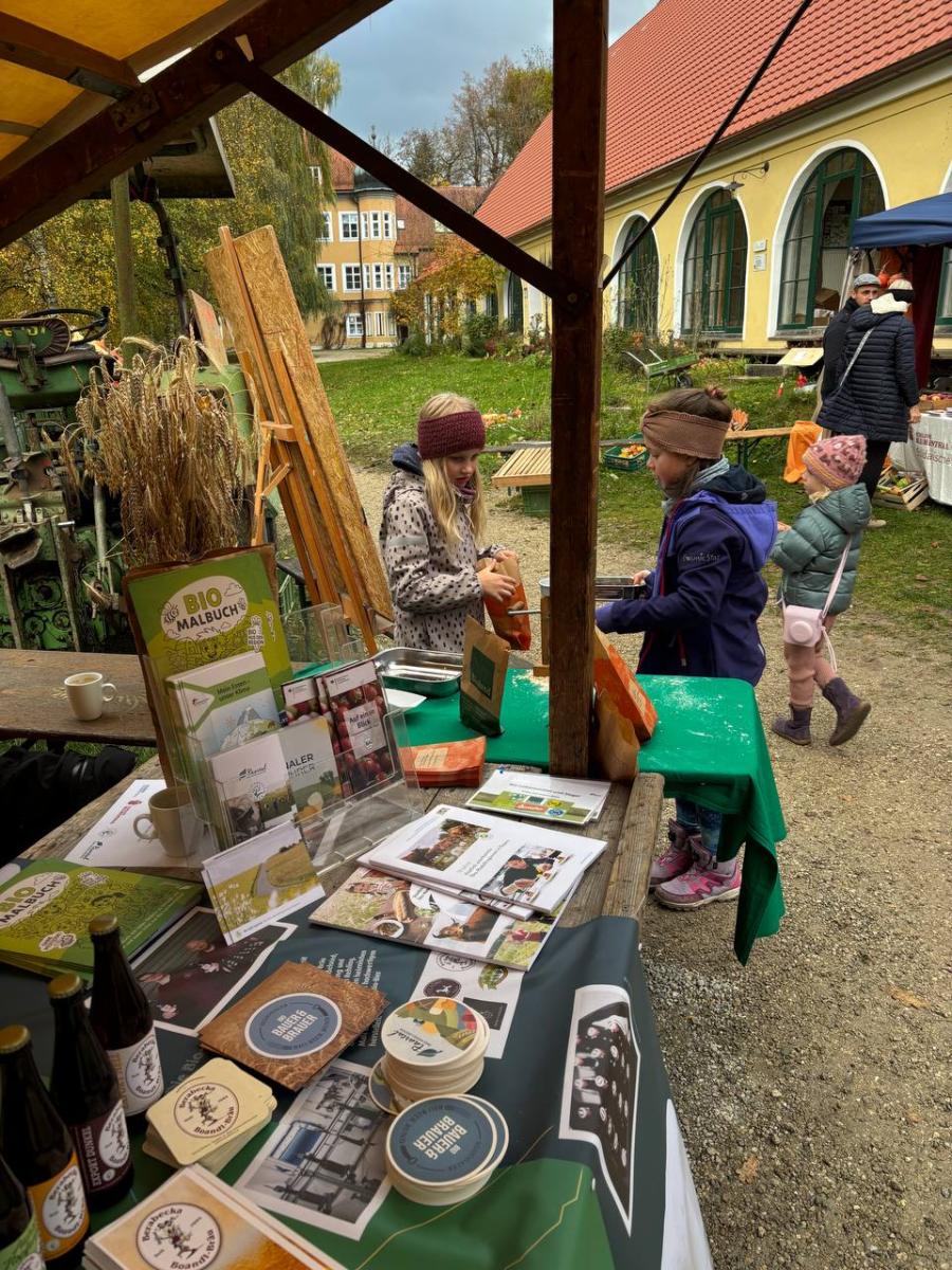 Bio-Erntedankfest Stand ÖMR