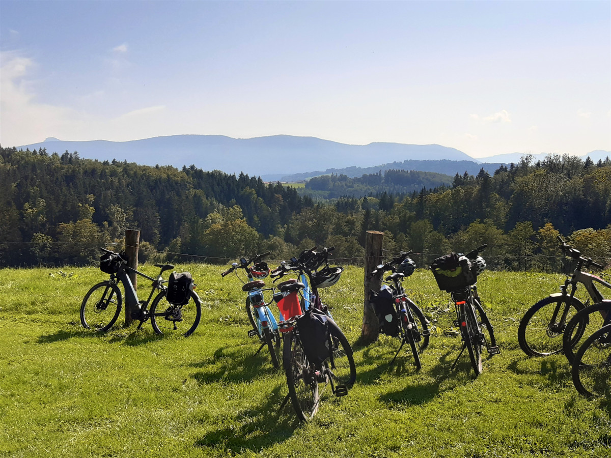 Auf der Genussradltour.