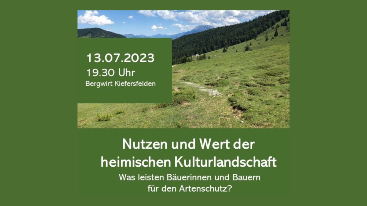 Berglandschaft mit Beschriftung zu Eckdaten der Veranstaltung