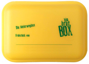 gelbe Bio-Brotbox