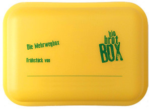 gelbe Bio-Brotbox