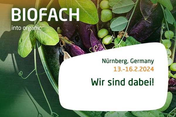 Banner Biofach Nürnberg 2024