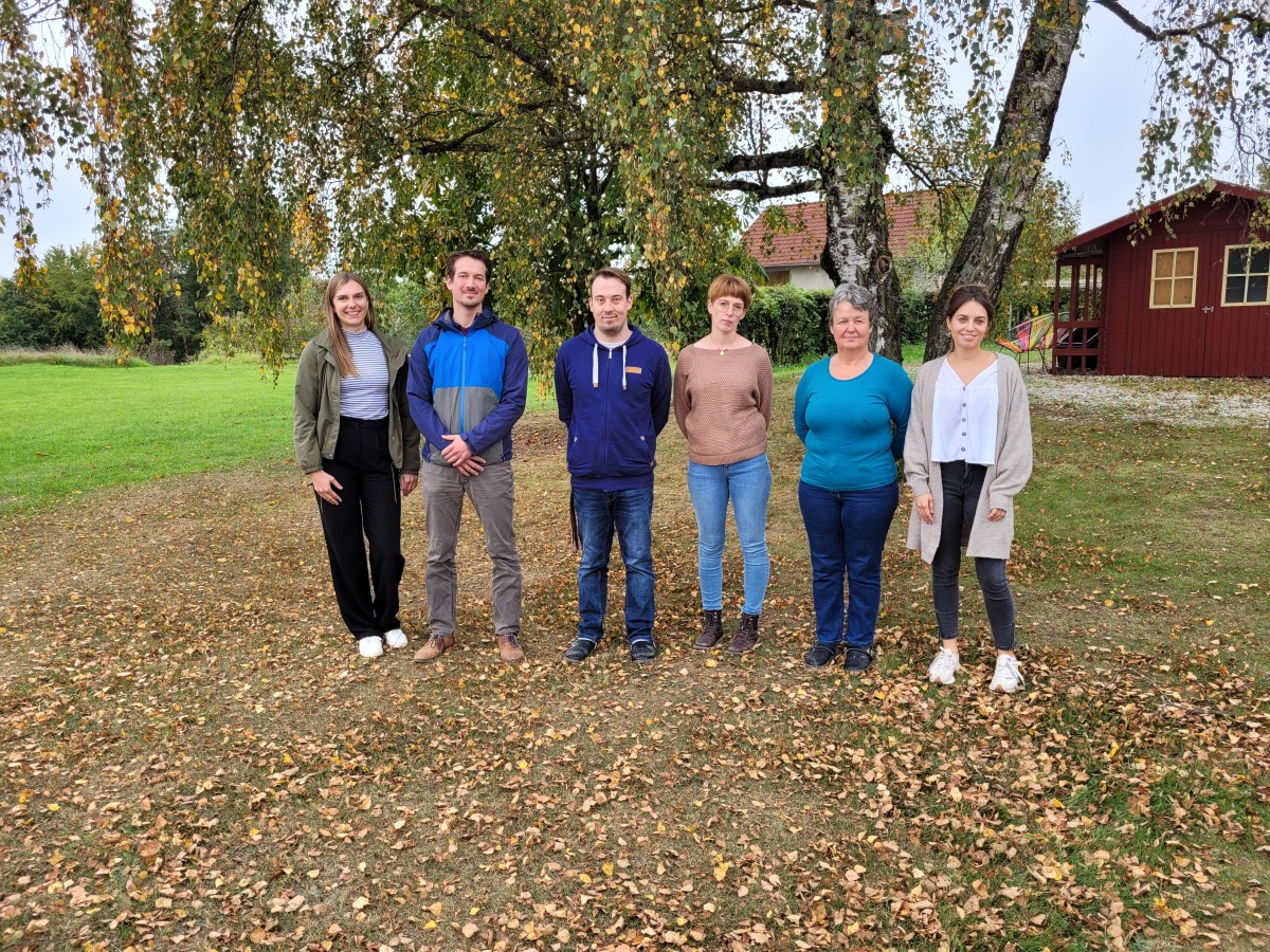 Haus Martinsruh beim Evaluierungstermin mit der Öko-Modellregion und dem AELF Bayreuth-Münchberg