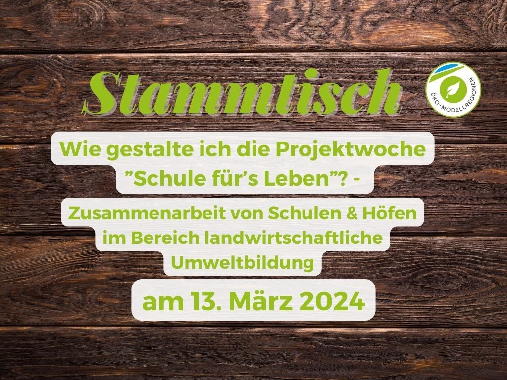 Plakat mit Text