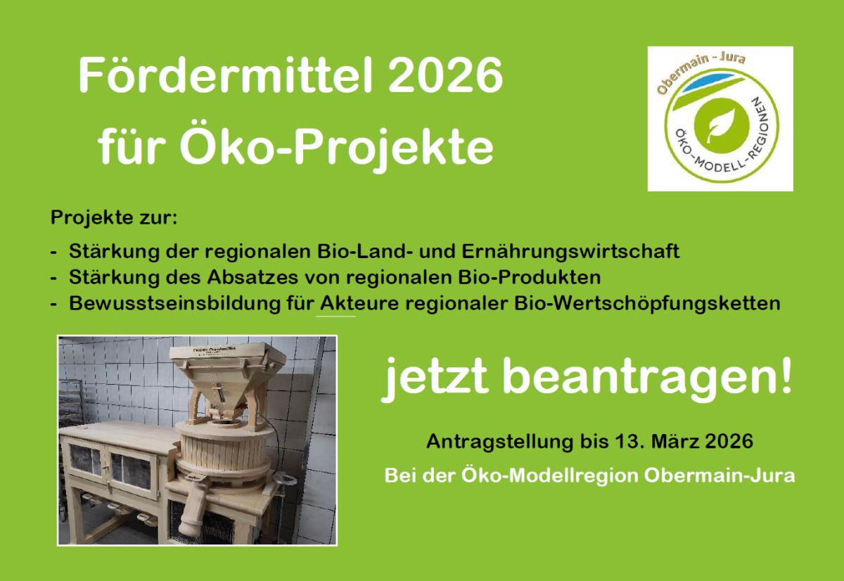 Förderanträge können bis 13.3.2026 eingereicht werden