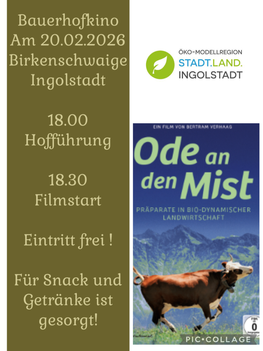Werbung für den Film "Ode an den Mist"