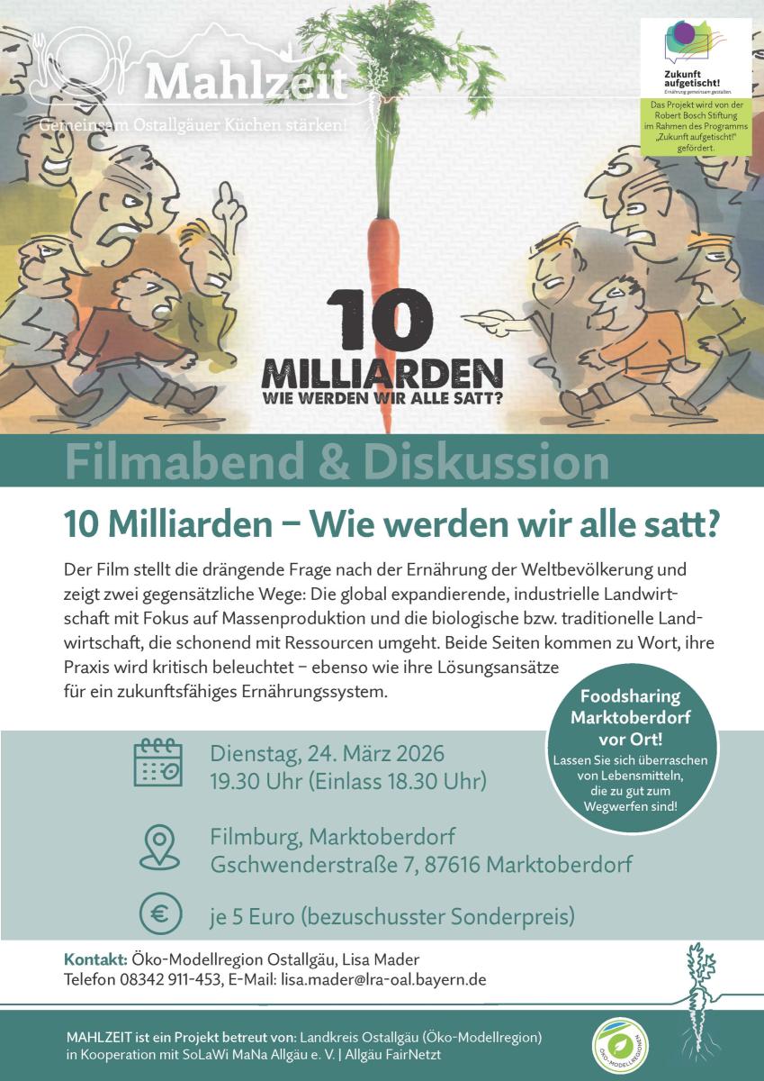 Filmvorführung Mahlzeit