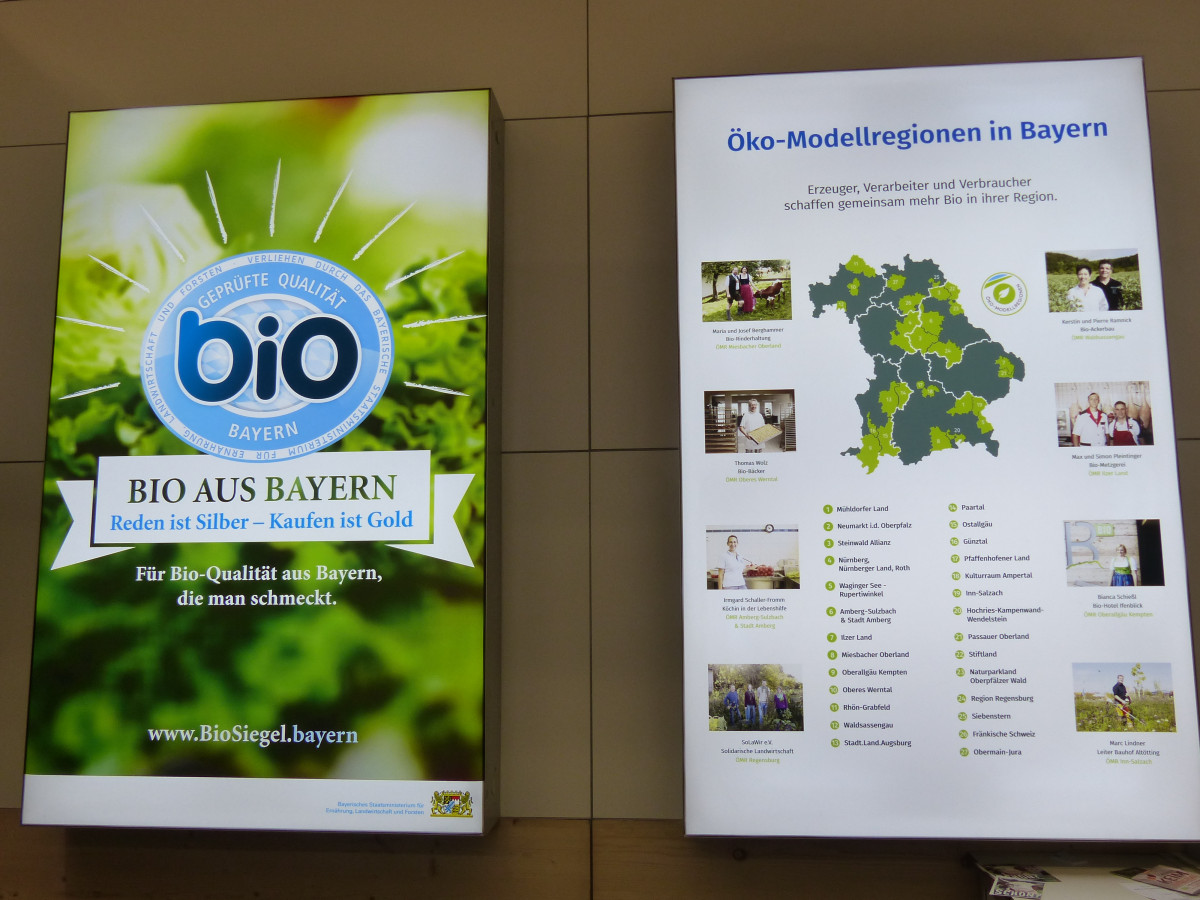Bayerisches BIO-Siegel und Öko-Modellregionen ergänzen sich