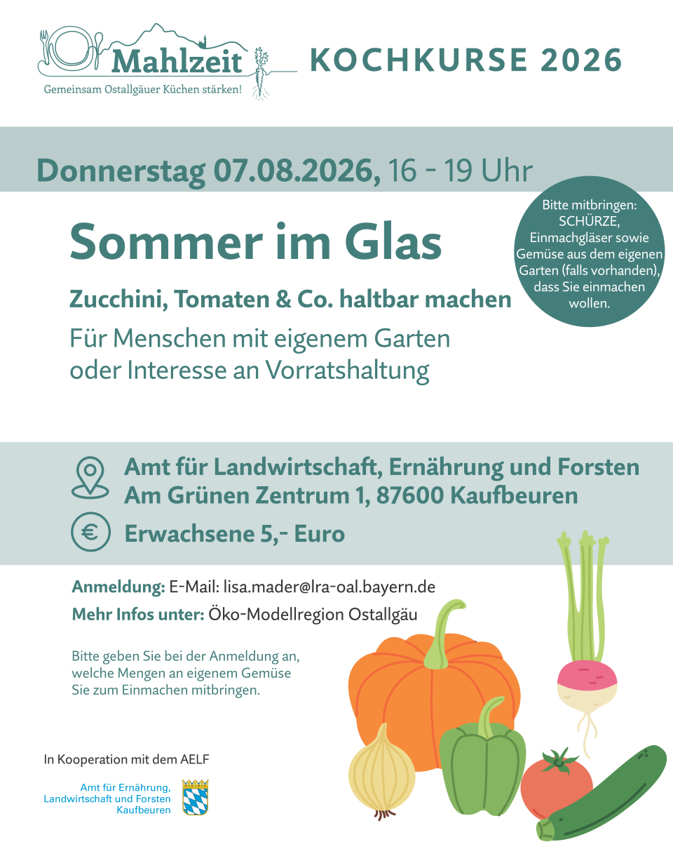 Zucchini, Tomaten & Co. haltbar machen