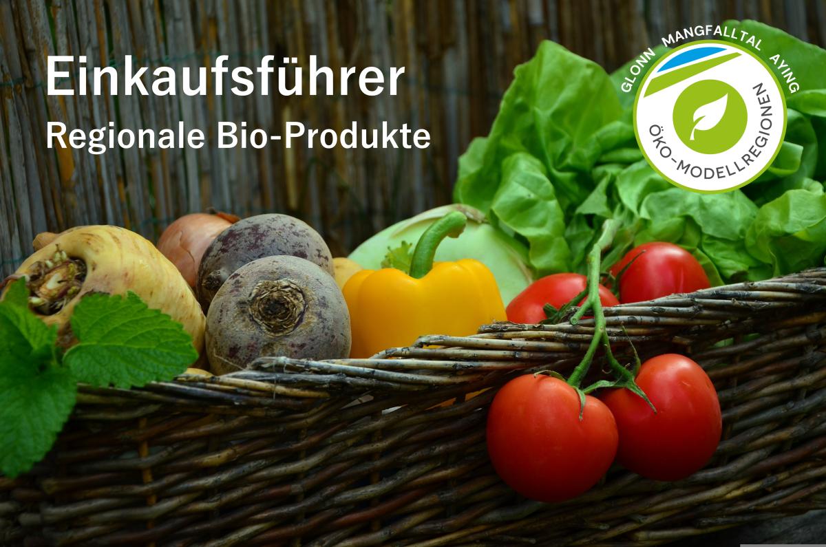 Ein Korb voll Gemüse wirbt für ein Direktvermarkterverzeichnis