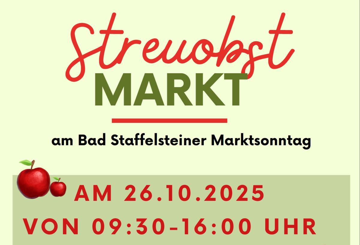 Markt-Veranstaltung am 26.10.