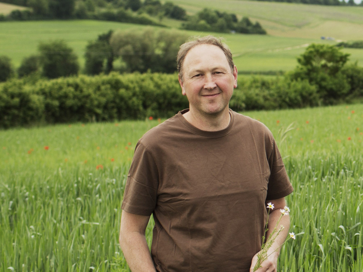 Alois Maierhofer im Öko-Feld