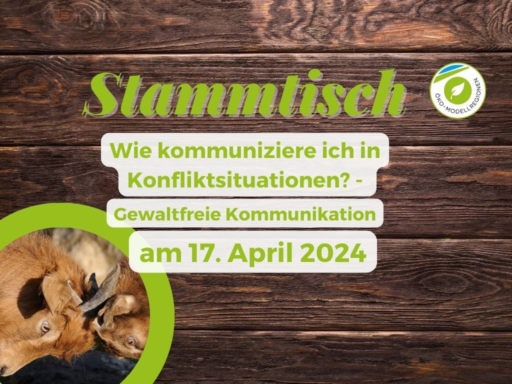 Plakat mit Text und Bild