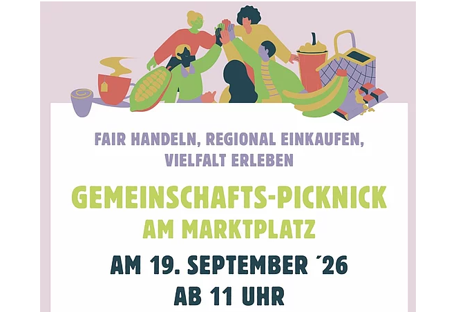 Plakat mit Text