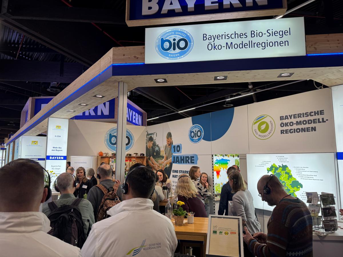 Stand der Öko-Modellregionen auf der Biofach