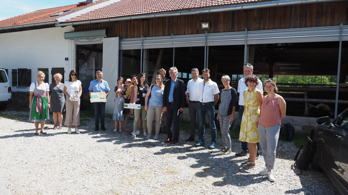 Exkursionsgruppe aus der Steiermark mit den bayerischen Verantwortlichen für ÖMR