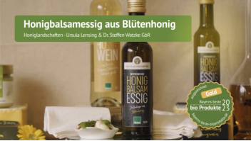 Honigbalsamessig aus Blütenhonig