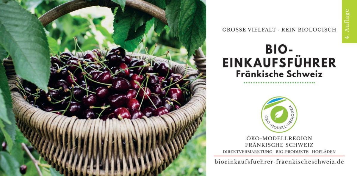 Titelbild der 4. Auflage des Bio-Einkaufsführers Fränkische Schweiz