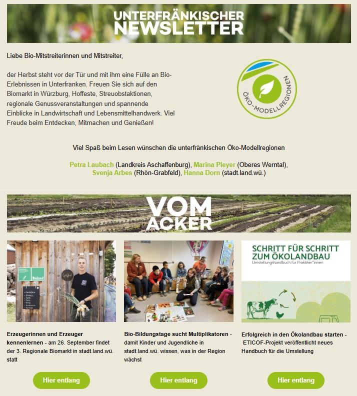 Unterfränkischer Newsletter