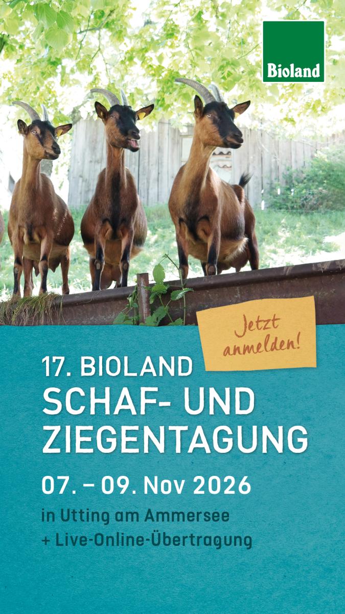 17. Bioland Schaf- und Ziegentagung