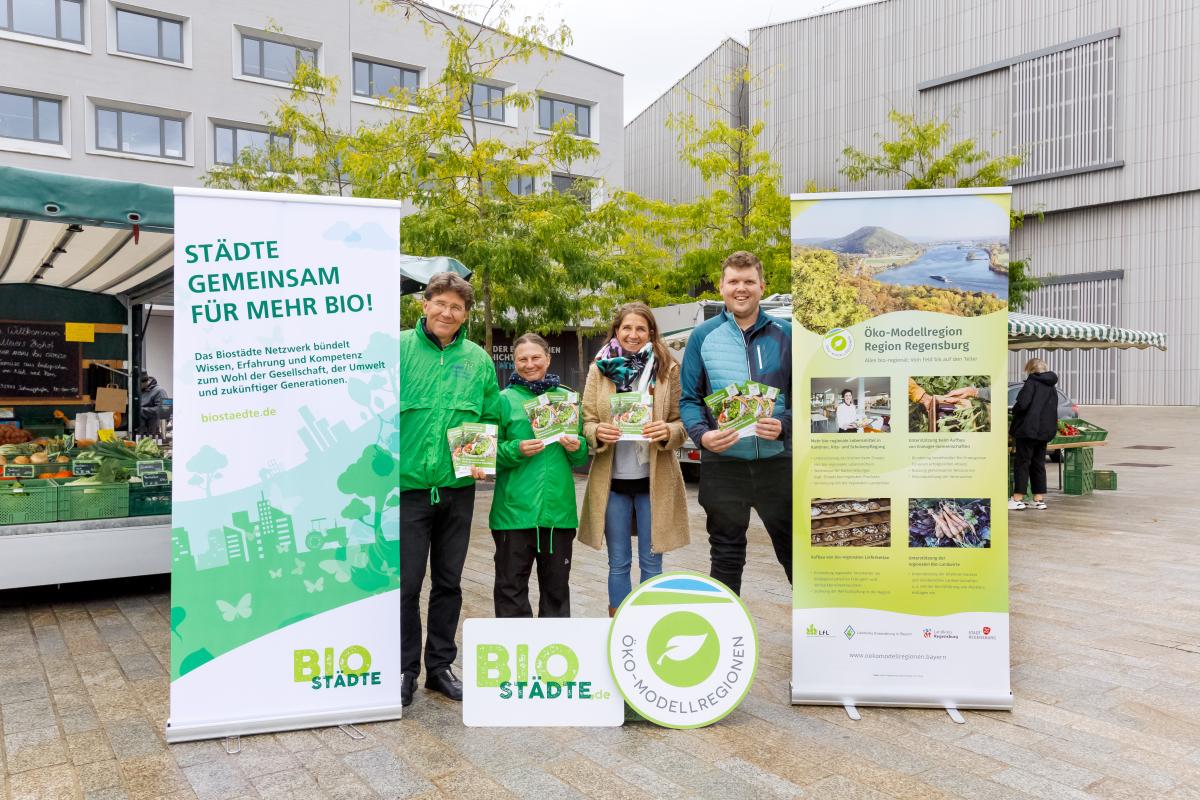 Vorstellung des Bio-EKF auf dem Bio-Donaumarkt