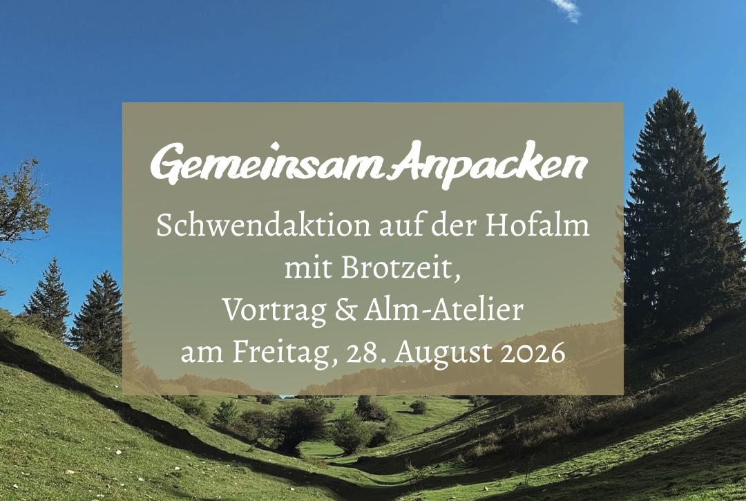 Plakat mit Text