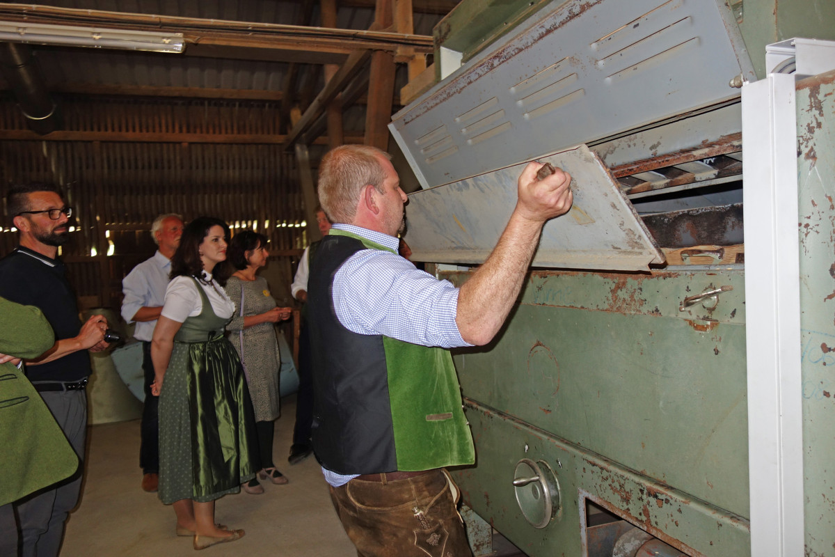 Getreidereinigung der Mussenmühle