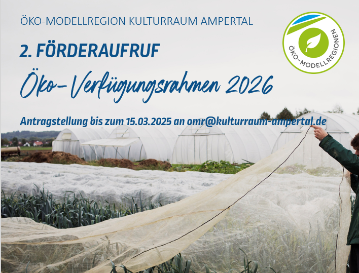 2. Förderaufruf für den Öko-Verfügungsrahmen 2026