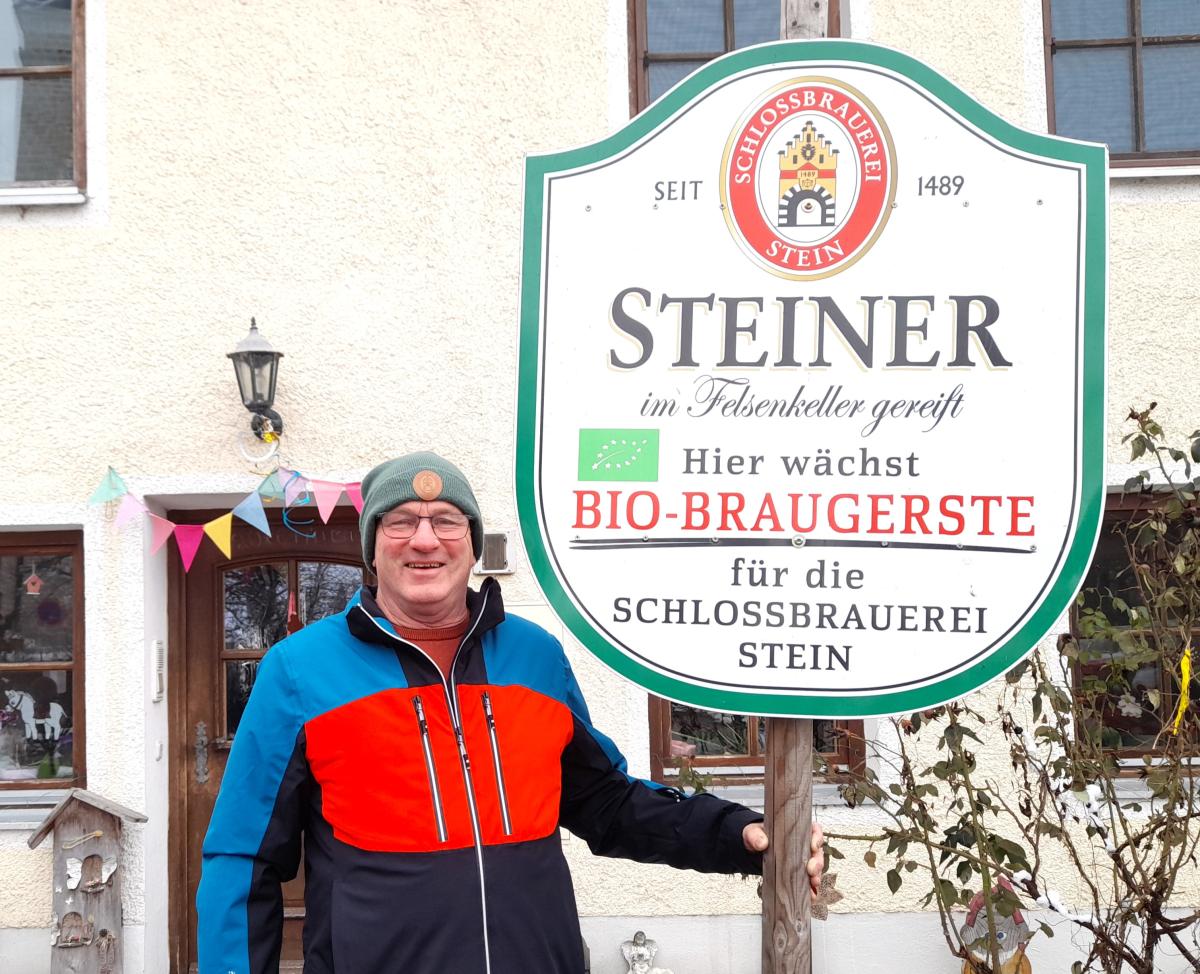 Biobraugerstensprechere Hans Empl aus Deinting