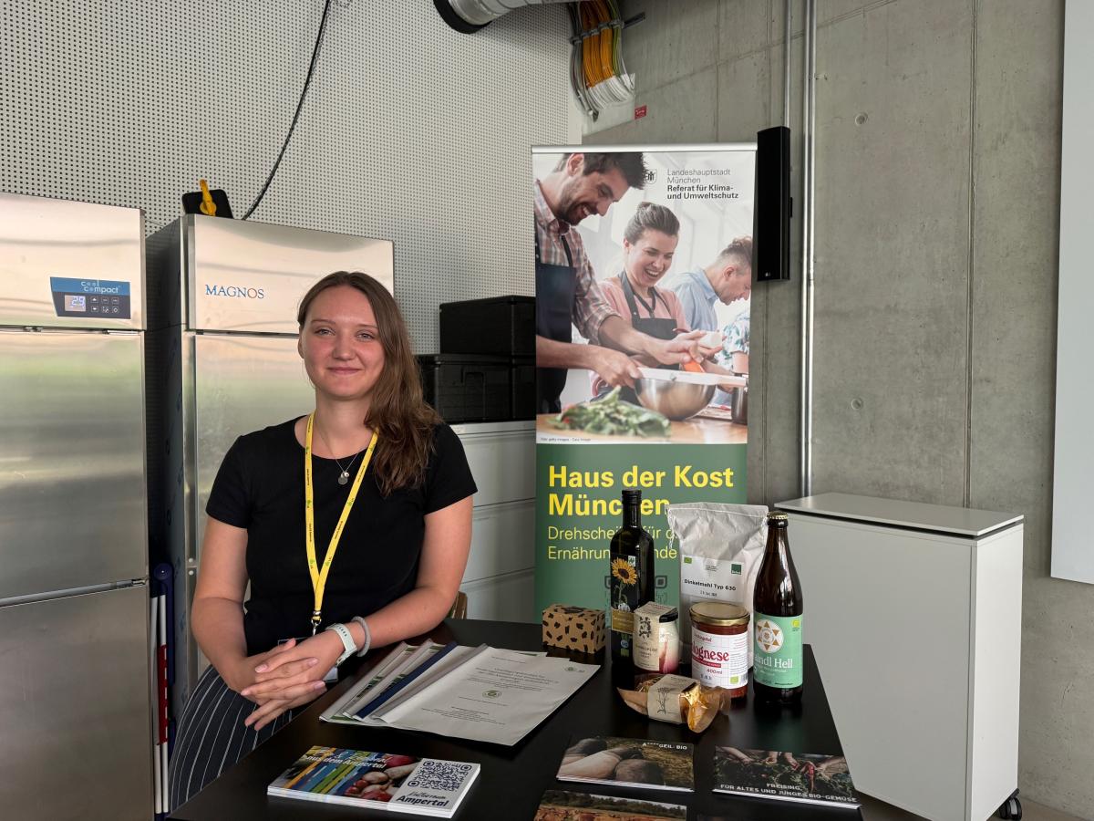 Rebecca Mühl beim Workshop des Ökopakts