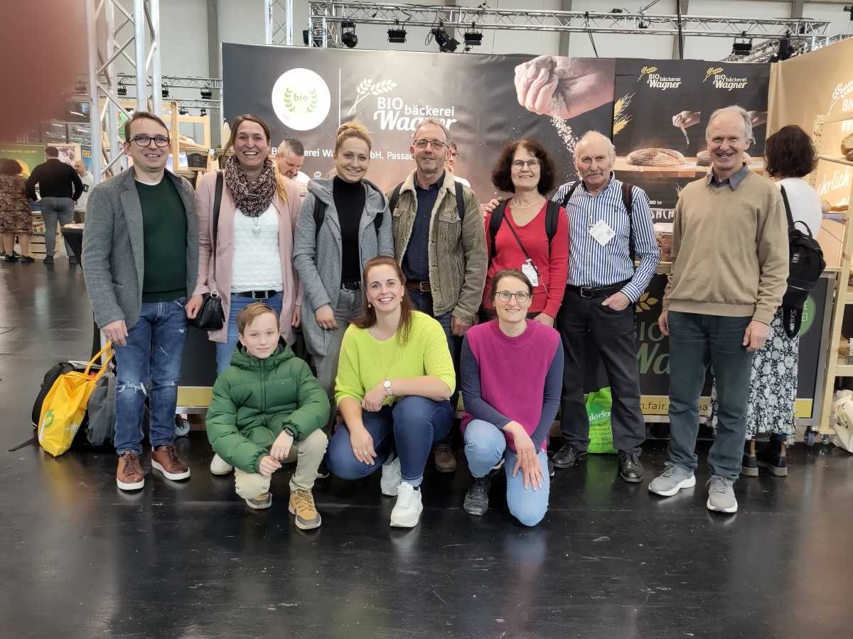 Biobäuerinnen und Biobauern bei der Biofach