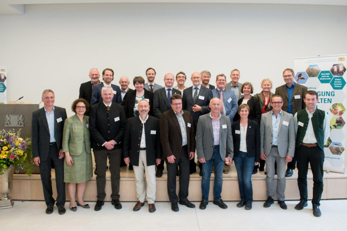 Referenten und Moderatoren am „Marktplatz Biodiversität“ in München