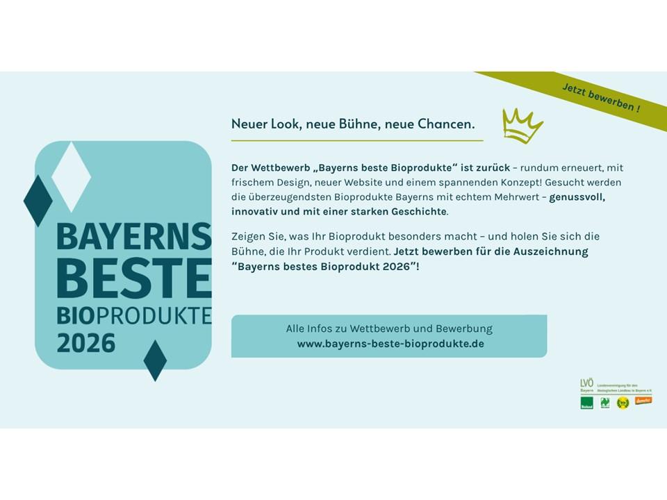 Text mit Infos zum Wettbewerb uns zugehöriges Logo