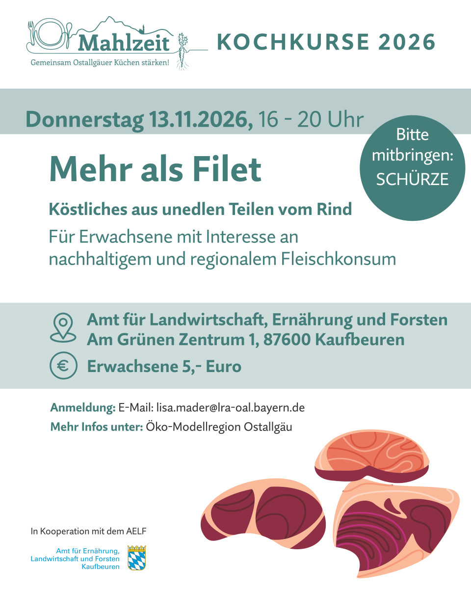 Kochkurs im Rahmen des Projekts Mahlzeit