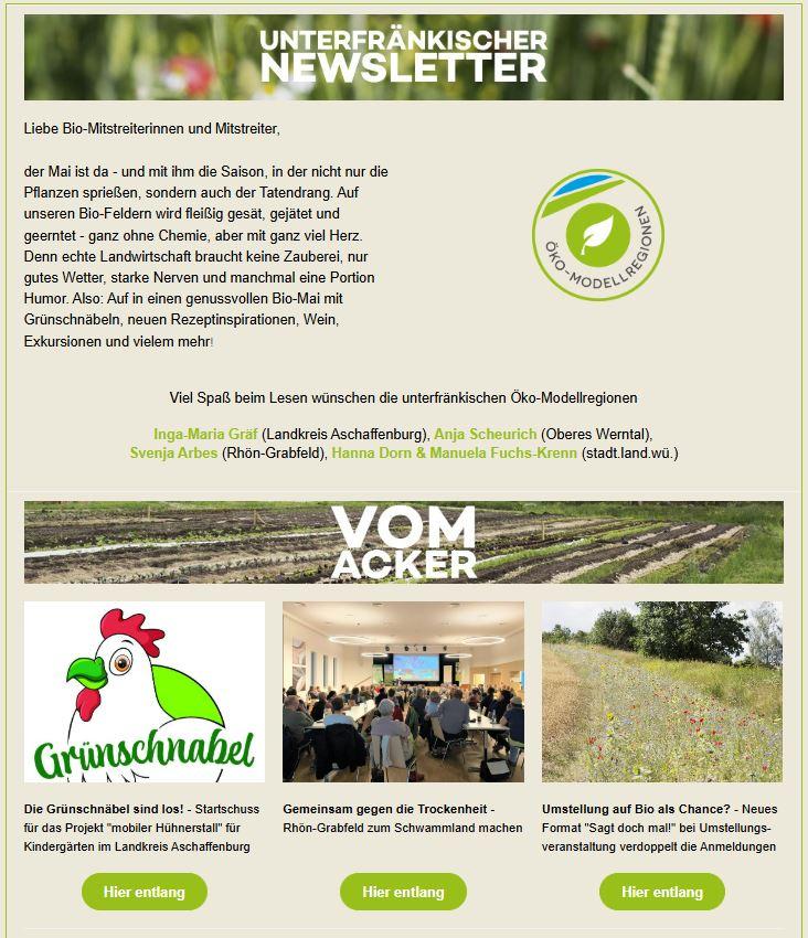 Screenshot Newsletter