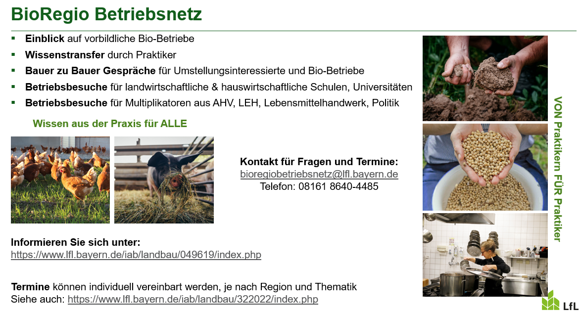 Bauer zu Bauer Gesprächstermine im April 2026