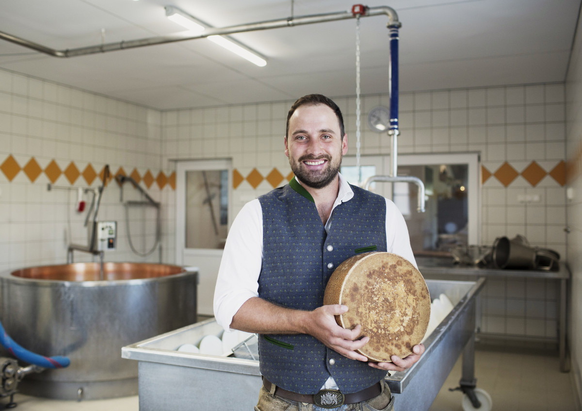 Bio-Käser Johannes Friedberger