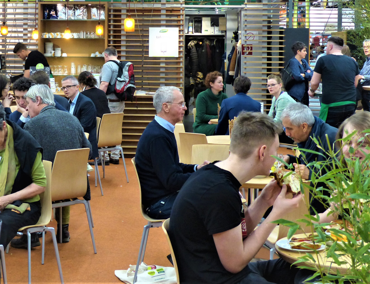 Gastro-Bereich auf der BIOFACH in Nürnberg