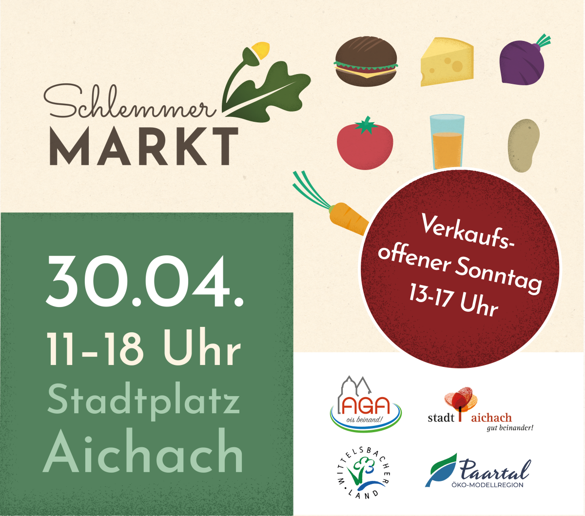 Flyer Schlemmermarkt Aichach