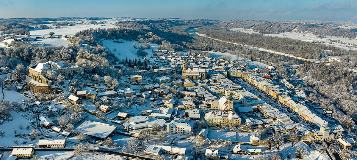 Winter-Wunderland Tittmoning: Ob die Stadt in weniger als drei Jahren die Landesgartenschau ausrichtet, das hängt von der Entscheidung des Stadtrats heute Abend ab.